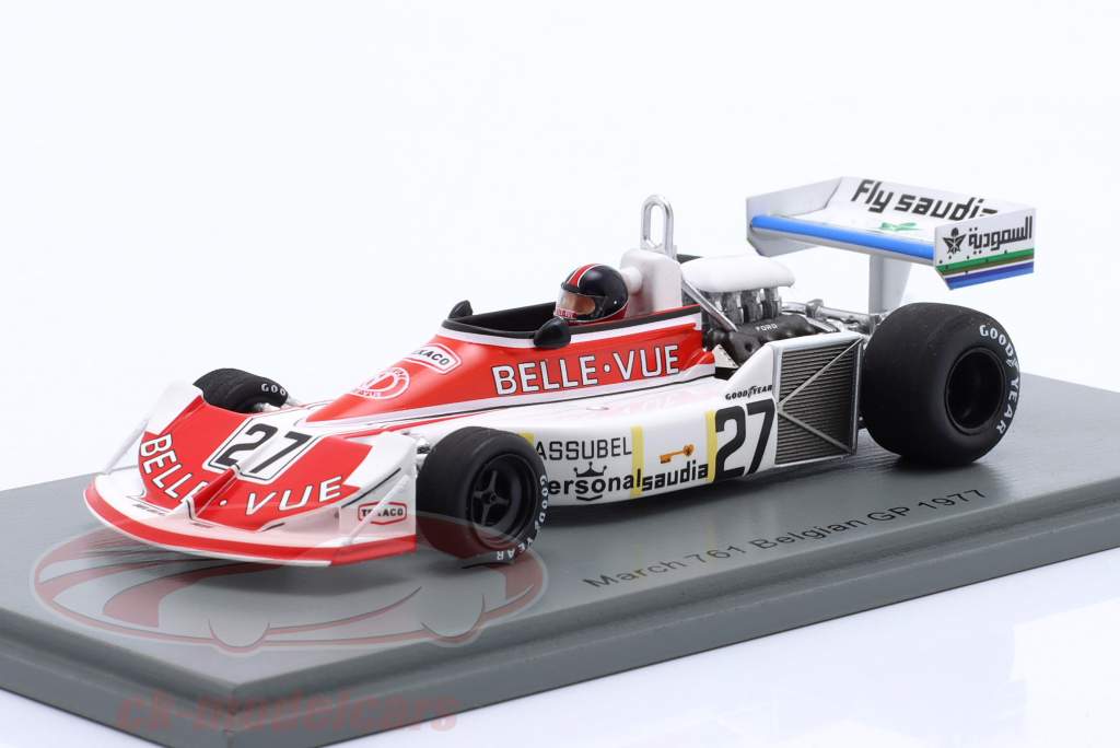 Patrick Neve March 761 #27 Belgian GP formula 1 1977 1:43 Spark