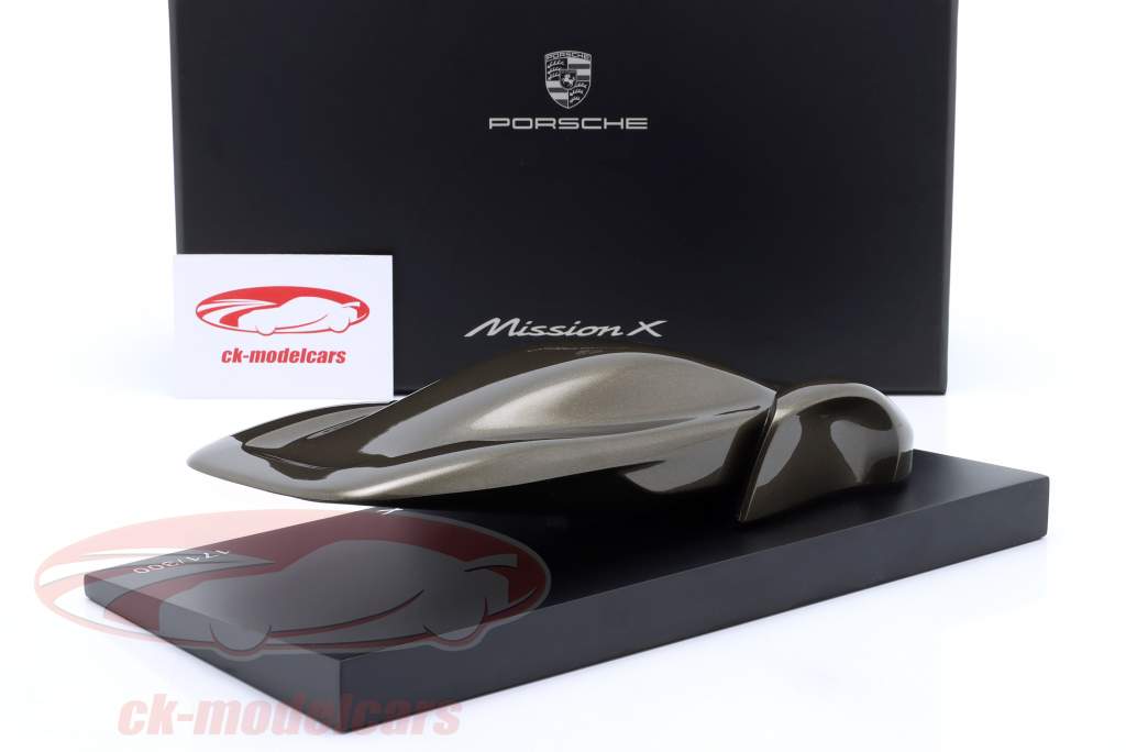 Porsche Mission X Hypercar 75 Jahre rocket metallic Skulptur 1:18 Minichamps