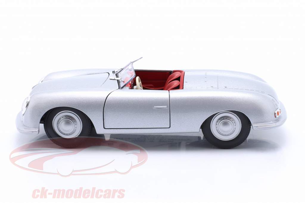 Porsche 356 No. 1 Roadster Baujahr 1948 silber 1:24 Welly