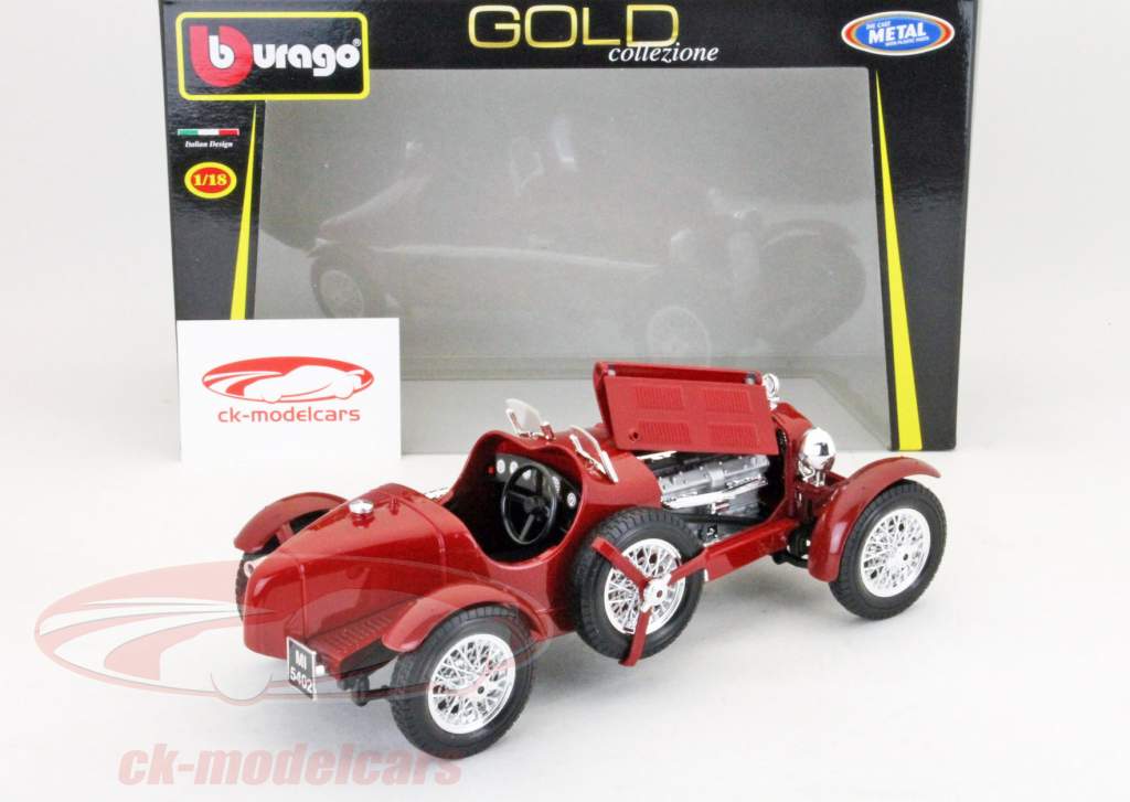 ブラーゴ　1/18ミニカー　アルファロメオ8C Amazon | burago 1/18 Alfa 8C Competizione Red ブラーゴ