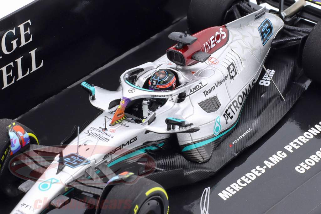 1/43 Spark メルセデスAMG W13 J.ラッセル マイアミGP Amazon | ☆ スパーク 1/43 メルセデス AMG ペトロナス W13 E