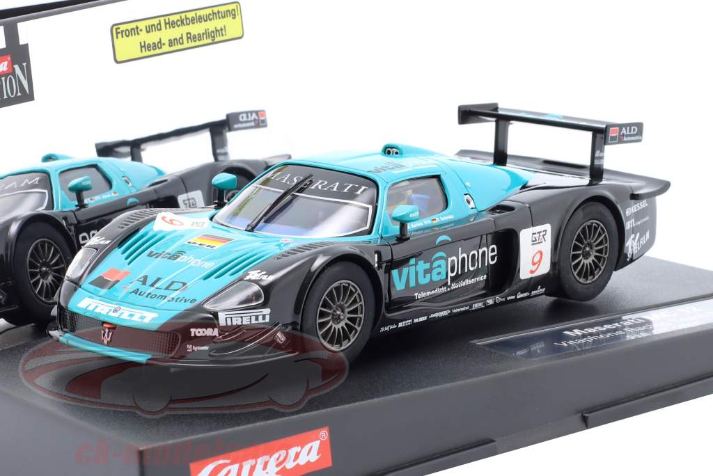 Maserati MC 12 SlotCar #9 FIA GT 2005 Vitaphone Racing 1:32 Carrera Evolution