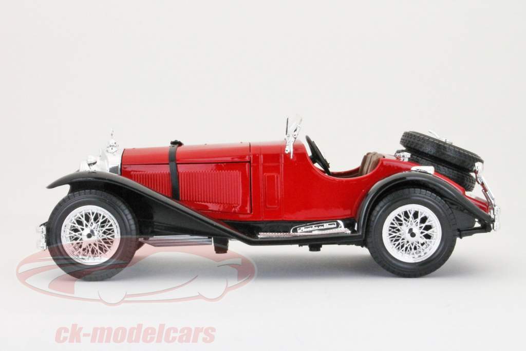 Bburago 1:18 メルセデスベンツSSK 1928年赤モデル 18-12045