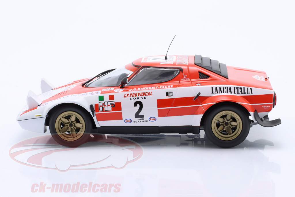 Lancia Stratos #2 Sieger Tour de Corse 1974 Andruet, Biche 1:18 Minichamps