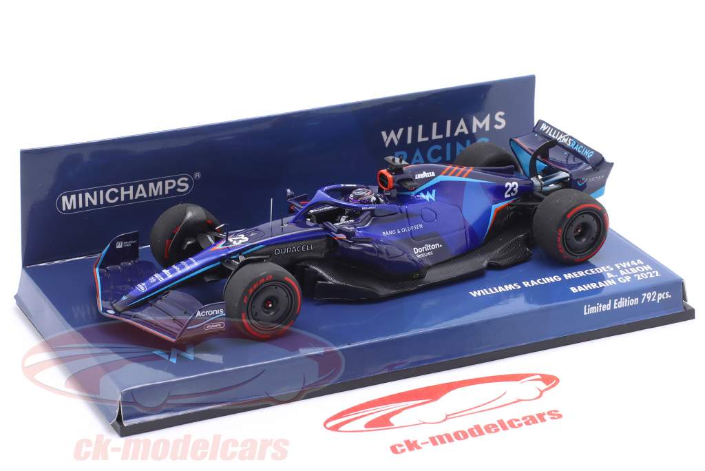 Alexander Albon Williams FW44 #23 Bahrain GP Formel 1 2022 1:43 Minichamps