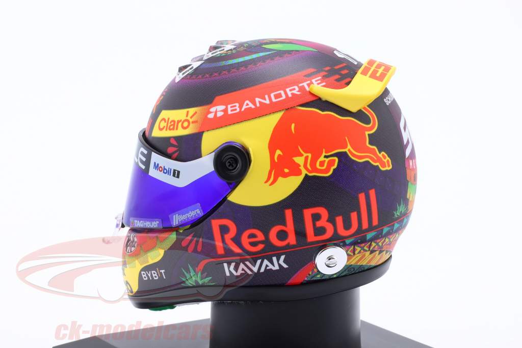 S. Perez Red Bull Racing #11 mexicano GP fórmula 1 2023 casco 1:4 Schuberth
