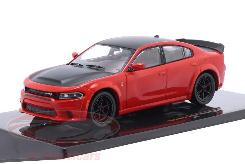 Dodge Charger SRT Hellcat 建设年份 2021 红色的 / 黑色的 1:43 Ixo