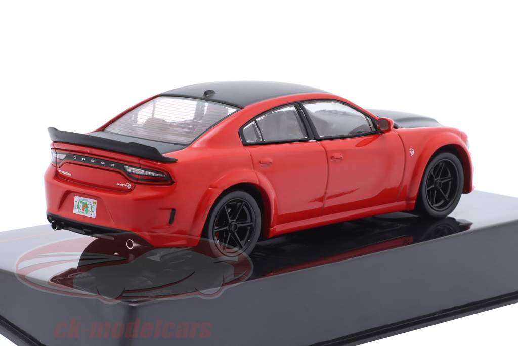 Dodge Charger SRT Hellcat Baujahr 2021 rot / schwarz 1:43 Ixo