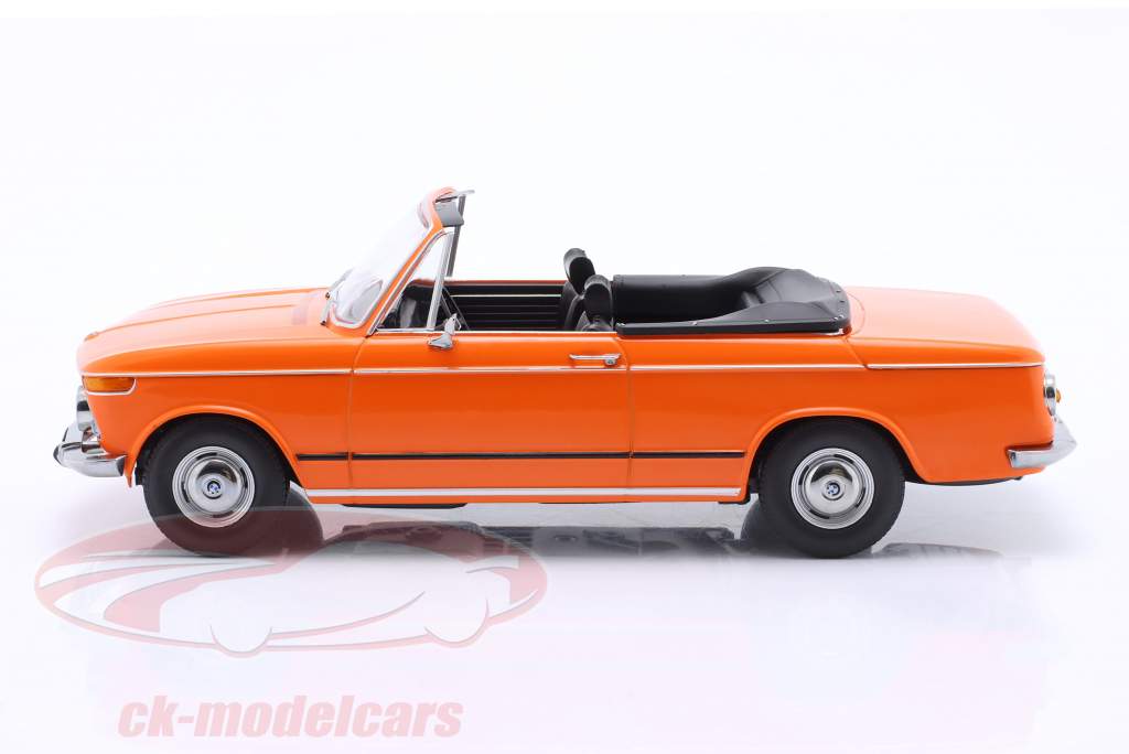 KK-Scale 1:18 BMW 1600-2 カブリオレ 建設年 1968 オレンジ