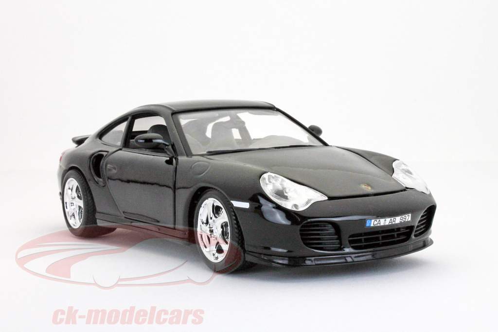 1/18 ダイキャスト PORSCHE 911 Type996 黒 Bburago 1:18 Porsche 911 Type 996 Turbo black 18-12030 model