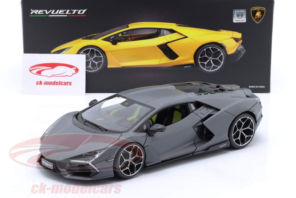 Lamborghini Revuelto Hybrid year 2023 Gray 1:18 Maisto