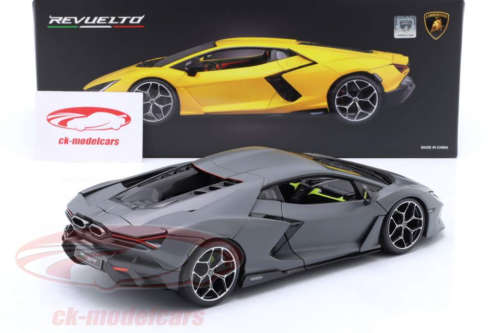 Lamborghini Revuelto Hybrid 建設年 2023 グレー 1:18 Maisto