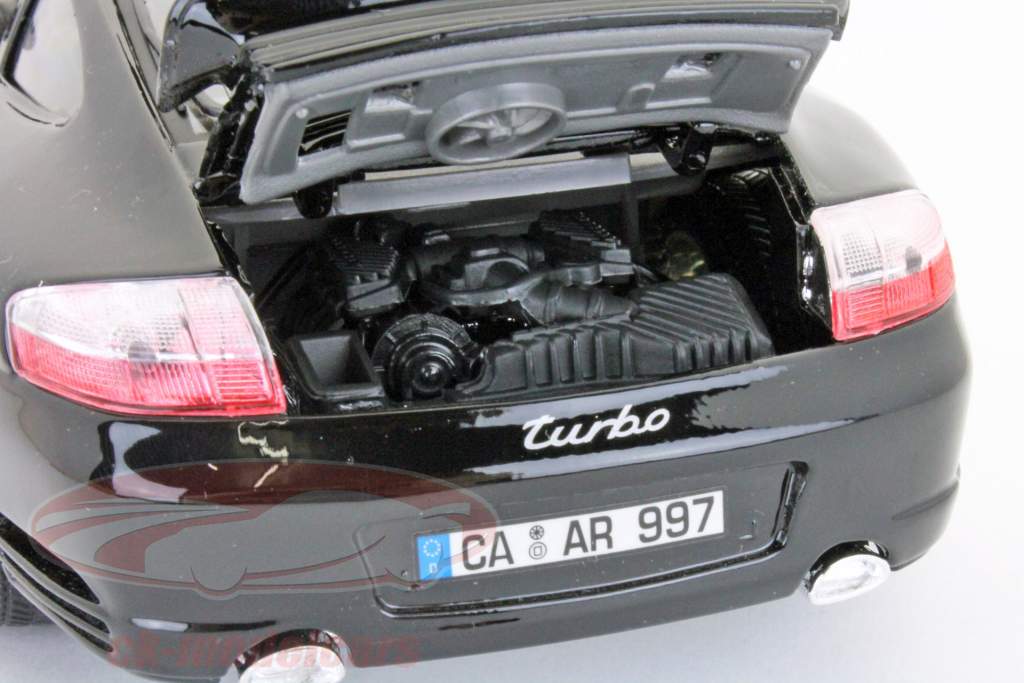 Porsche 911 Type 996 Turbo sort 1:18 Bburago