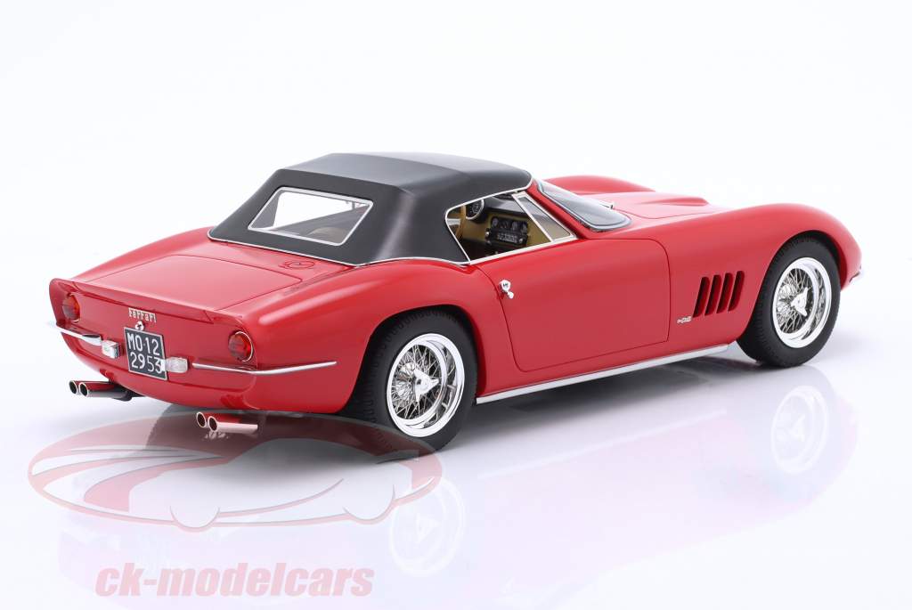 Ferrari 250 GT Nembo Spider Blød top Byggeår 1965 rød 1:18 MAXIMA