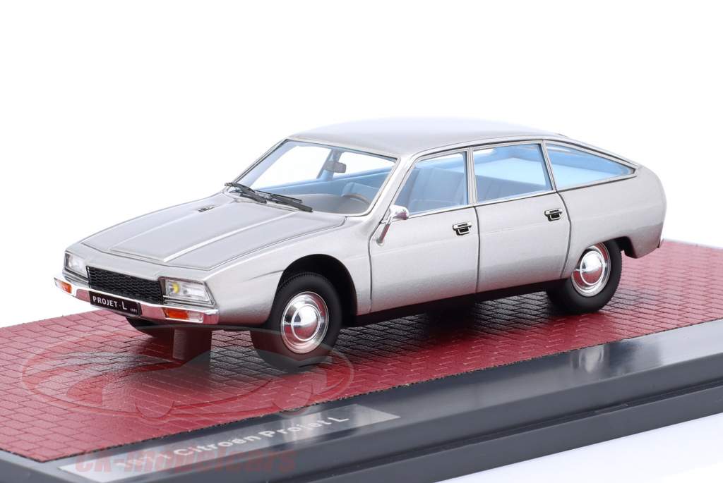 Citroen Projet L year 1971 silver 1:43 Matrix