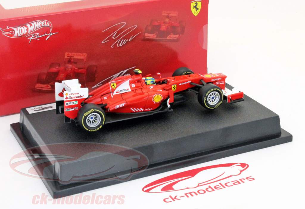 Felippe马萨法拉利F2012一级方程式2012 1:43的Hotwheels