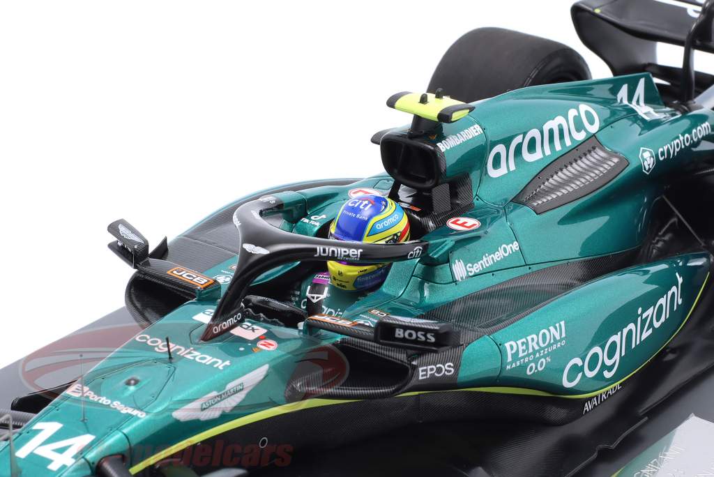 F. Alonso Aston Martin AMR23 #14 3rd Bahrain GP Formel 1 2023 1:18 Minichamps