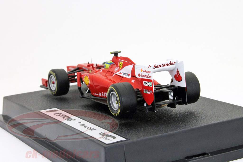 Felippe马萨法拉利F2012一级方程式2012 1:43的Hotwheels