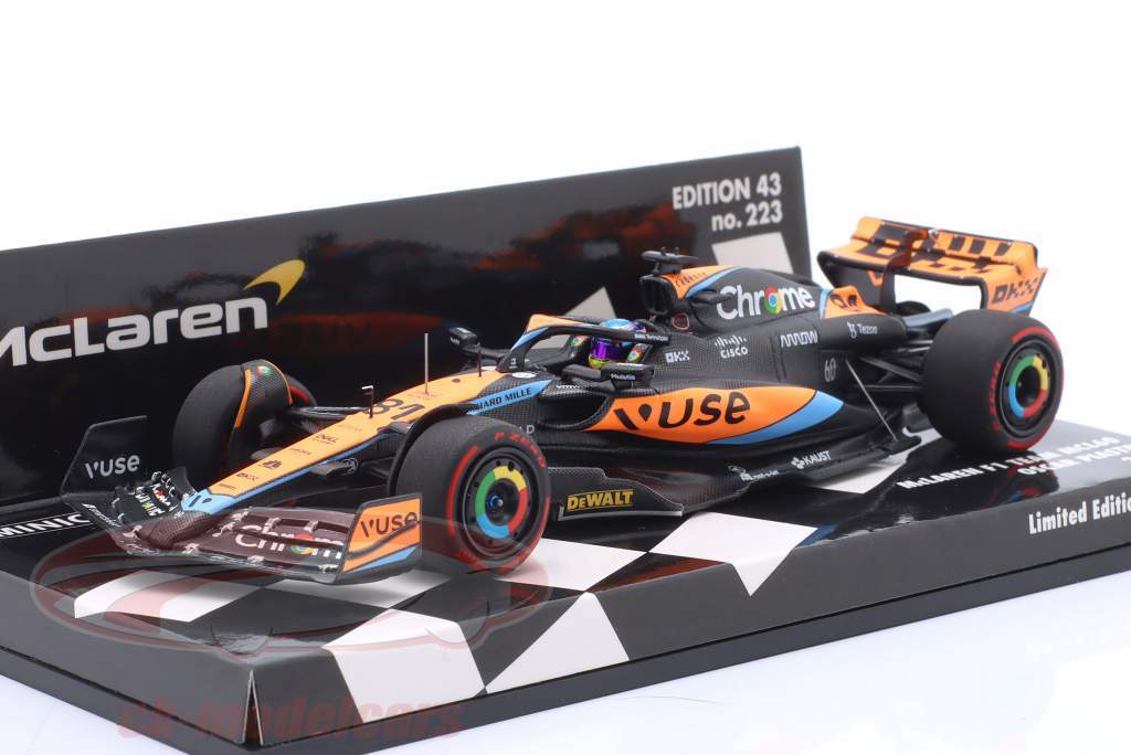 McLaren MCL60 2023 1/43 ピアストリ Minichamps 1:43 Oscar Piastri McLaren MCL60 #81 Formula 1