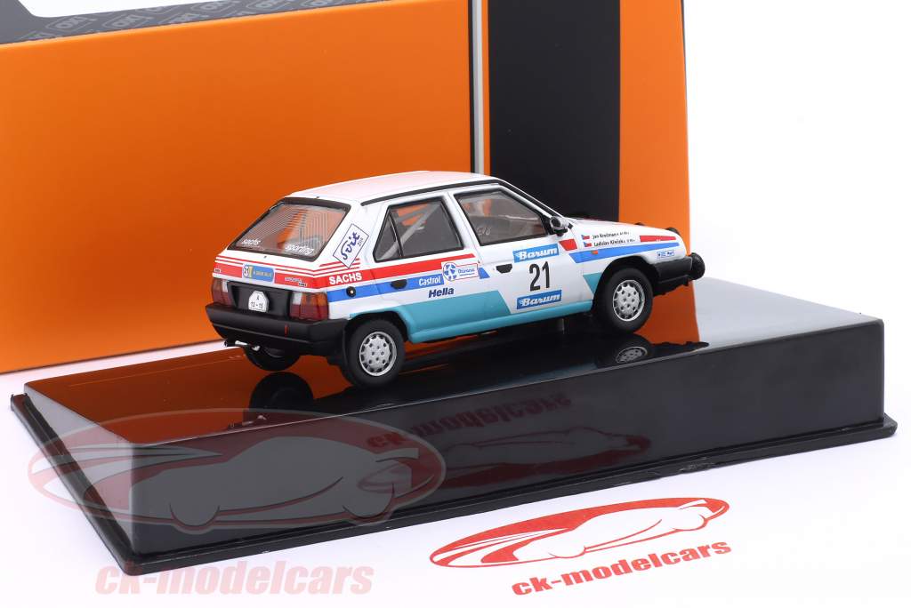 Skoda Favorit 136L #21 8th Rallye Barum 1990 Krecek, Krecman 1:43 Ixo