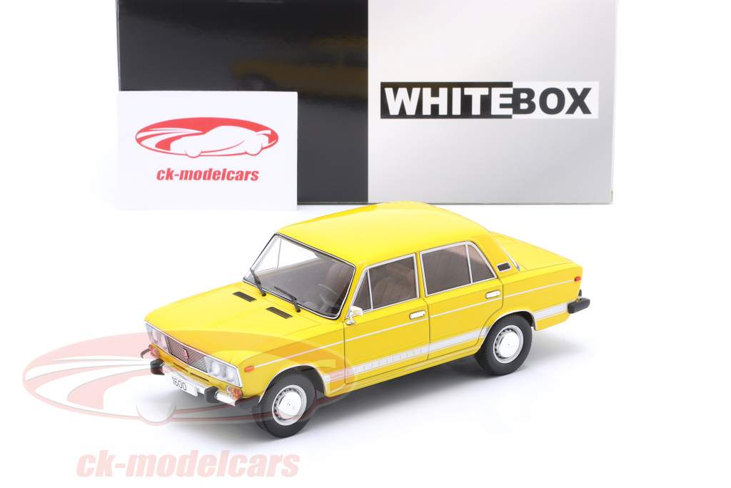 Lada 1600 LS Année de construction 1976 jaune 1:24 WhiteBox