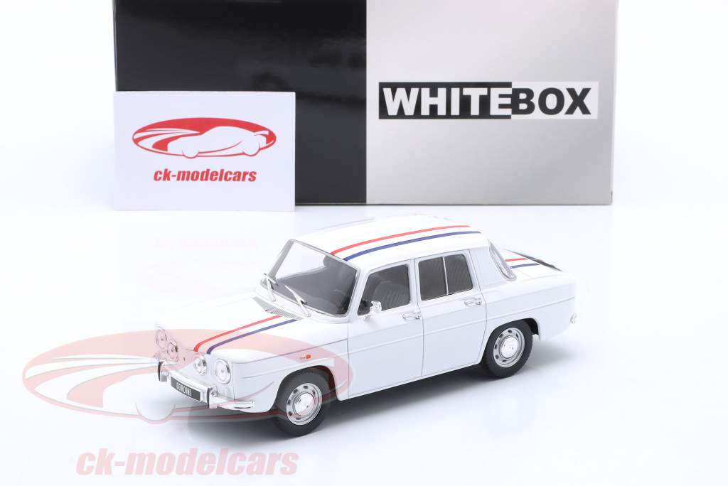 Renault 8 Gordini Année de construction 1964 blanc 1:24 WhiteBox