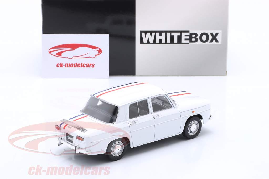 Renault 8 Gordini Année de construction 1964 blanc 1:24 WhiteBox