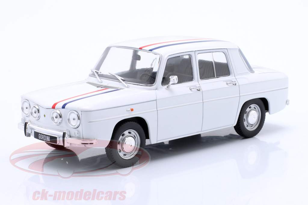 Renault 8 Gordini Année de construction 1964 blanc 1:24 WhiteBox