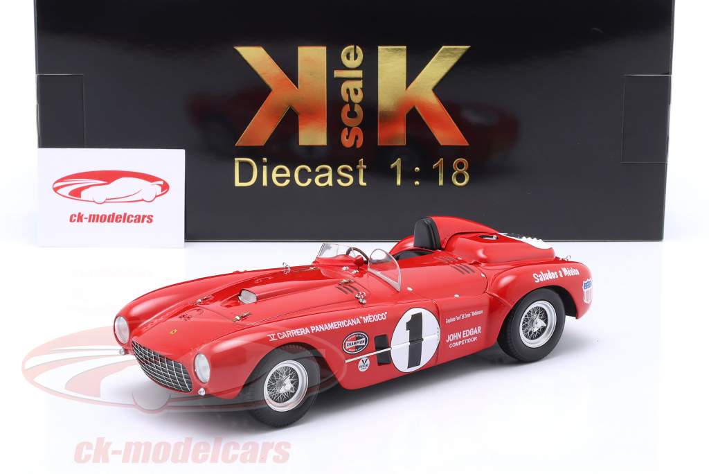 Ferrari 375 Plus #1 Carrera Panamericana 1954 McAfee, Robinson 1:18 KK-Scale