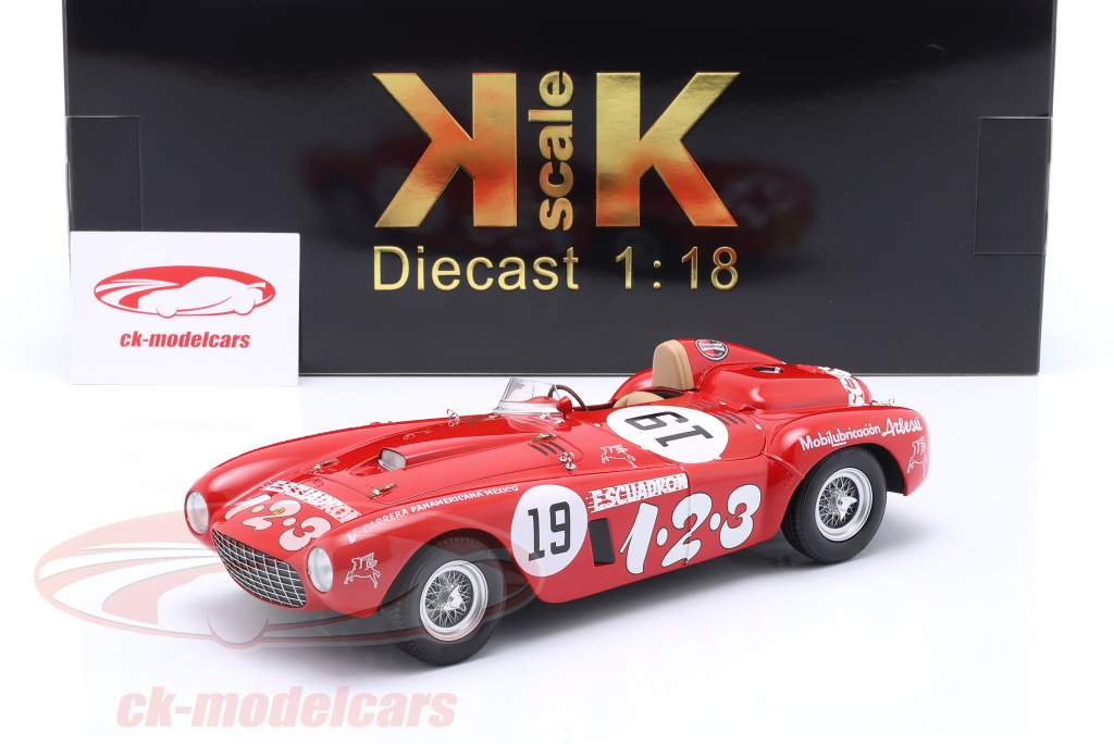 Ferrari 375 Plus #19 vinder Carrera Panamericana 1954 U.Maglioli 1:18 KK-Scale
