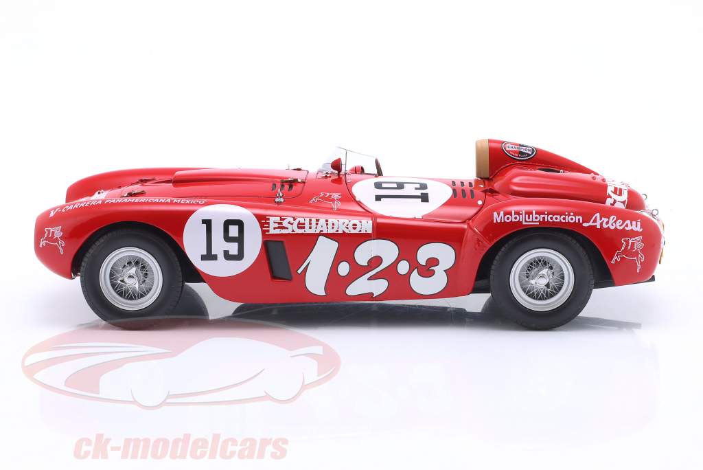Ferrari 375 Plus #19 ganhador Carrera Panamericana 1954 U.Maglioli 1:18 KK-Scale