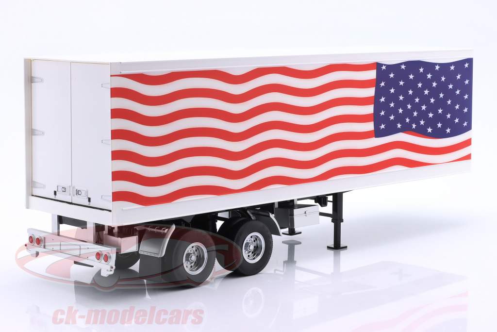 Semirimorchio Stelle & strisce bianco / blu / rosso 1:18 Road Kings