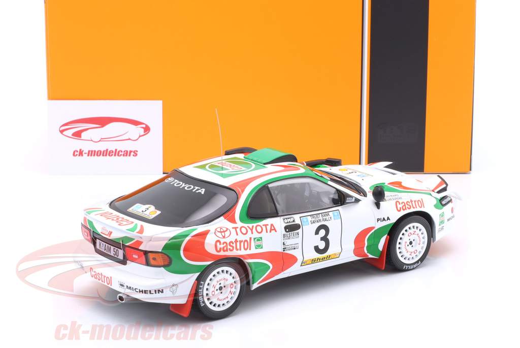 Toyota Celica Turbo 4WD #3 第三名 Safari Rallye 1993 Duncan, Munro 1:18 Ixo