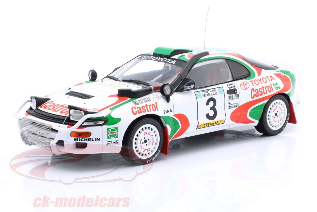 Toyota Celica Turbo 4WD #3 第三名 Safari Rallye 1993 Duncan, Munro 1:18 Ixo