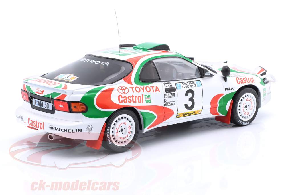 Toyota Celica Turbo 4WD #3 第三名 Safari Rallye 1993 Duncan, Munro 1:18 Ixo
