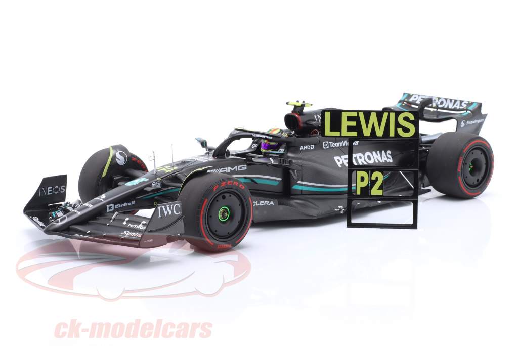 L. Hamilton Mercedes-AMG F1 W14 #44 2do Australia GP fórmula 1 2023 1:18 Minichamps
