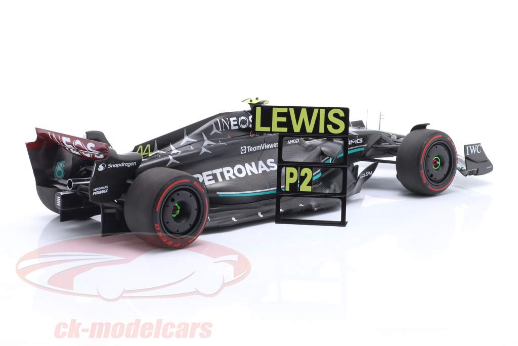 L. Hamilton Mercedes-AMG F1 W14 #44 2do Australia GP fórmula 1 2023 1:18 Minichamps