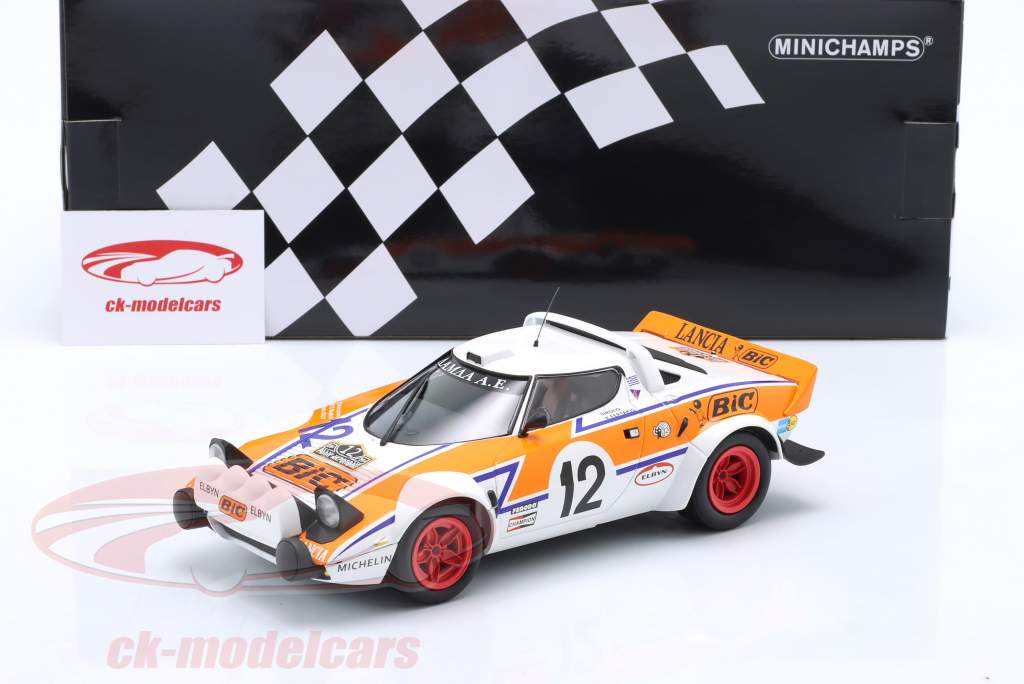 Lancia Stratos HF #12 Rallye Acropolis 1979 Siroco, K. Fertakis 1:18 Minichamps