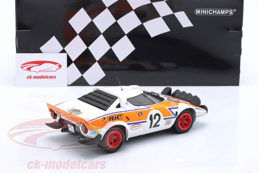 Lancia Stratos HF #12 Rallye Acropolis 1979 Siroco, K. Fertakis 1:18 Minichamps