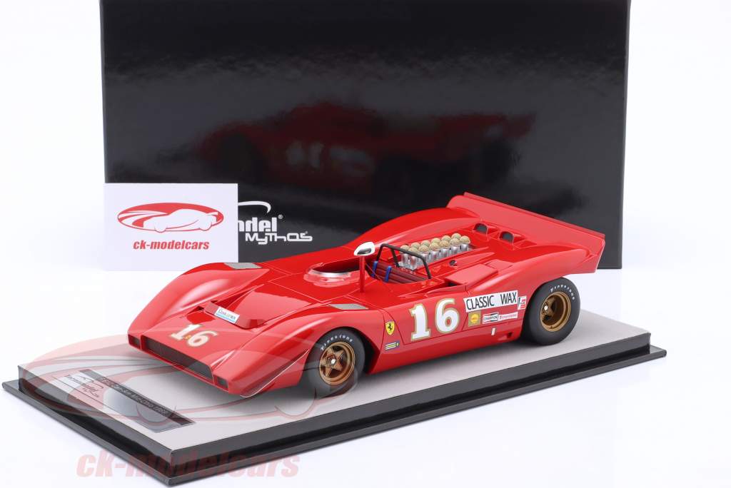 Ferrari 612 P #16 3e Can-Am Mid-Ohio 1969 Chris Amon 1:18 Tecnomodel