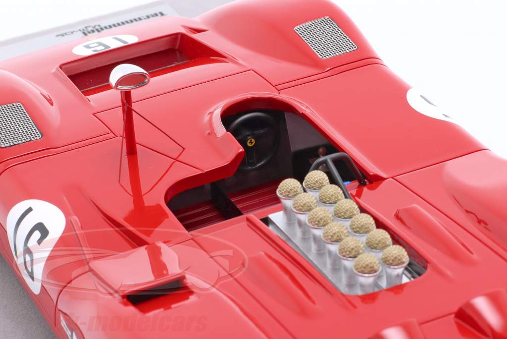 Ferrari 612P #16 3er Can-Am Watkins Glen 1969 Chris Amon 1:18 Tecnomodel