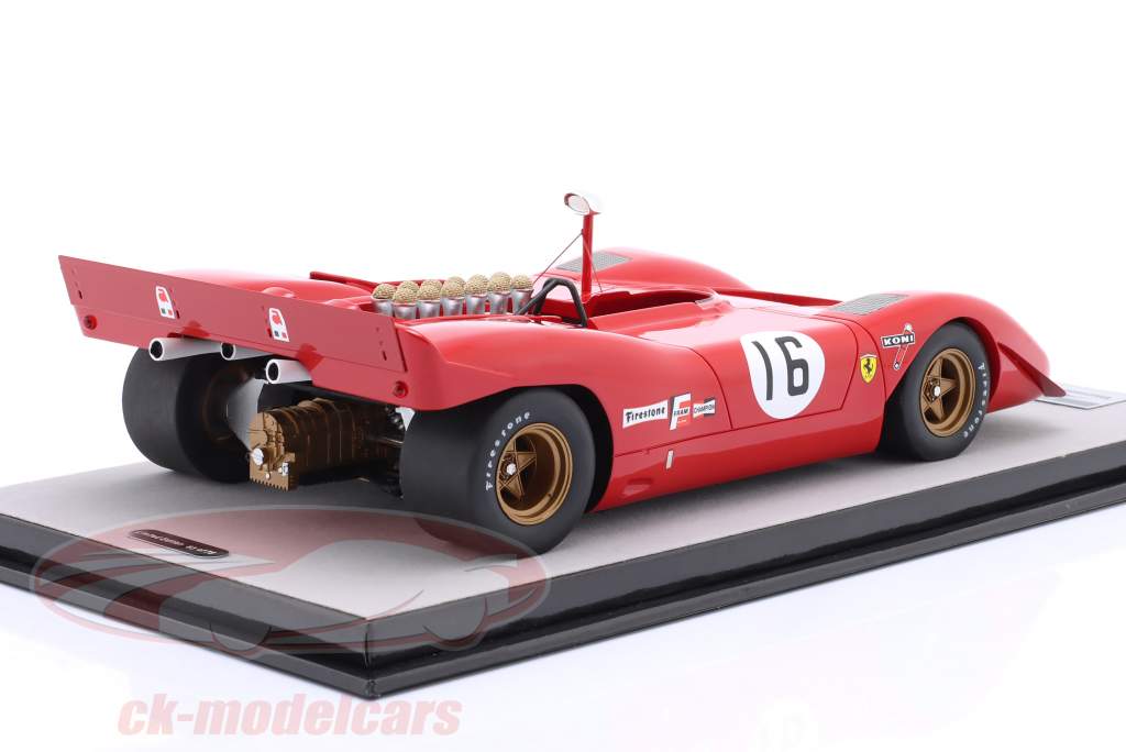 Ferrari 612P #16 3er Can-Am Watkins Glen 1969 Chris Amon 1:18 Tecnomodel