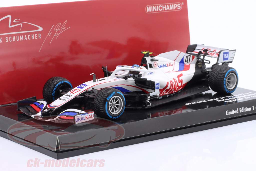 Mick Schumacher Haas VF-21 #47 ベルギー GP 式 1 2021 1:43 Minichamps