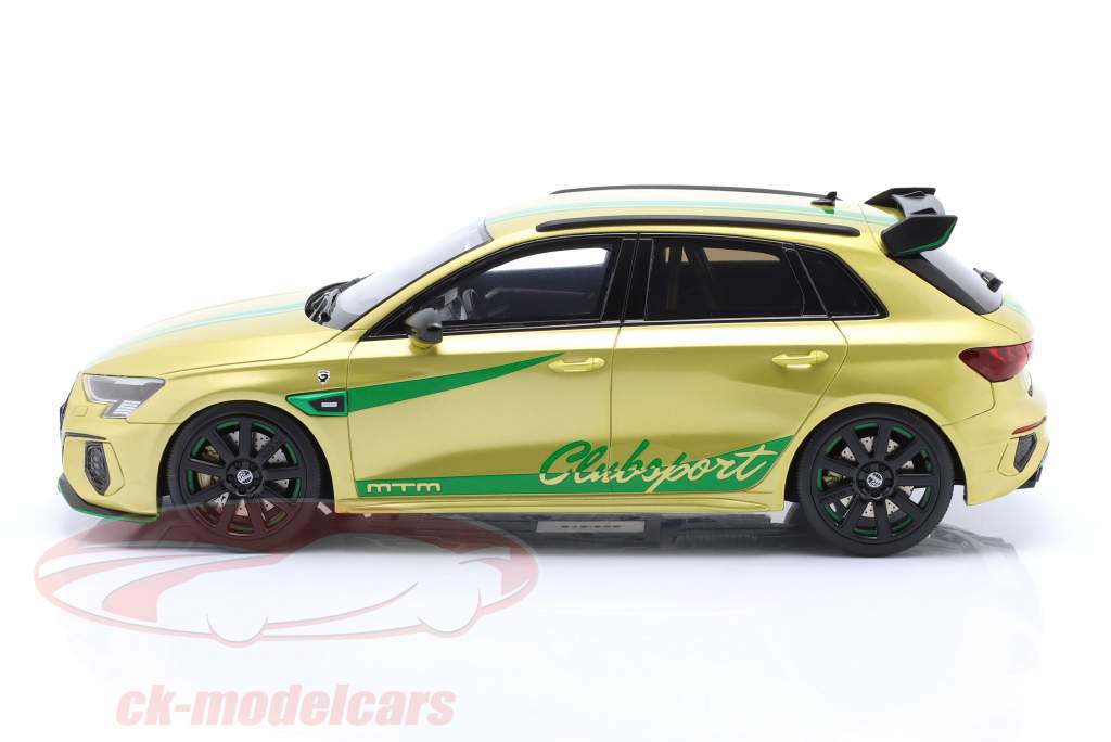 Audi S3 (Y8) MTM Baujahr 2022 gelb 1:18 GT-Spirit 