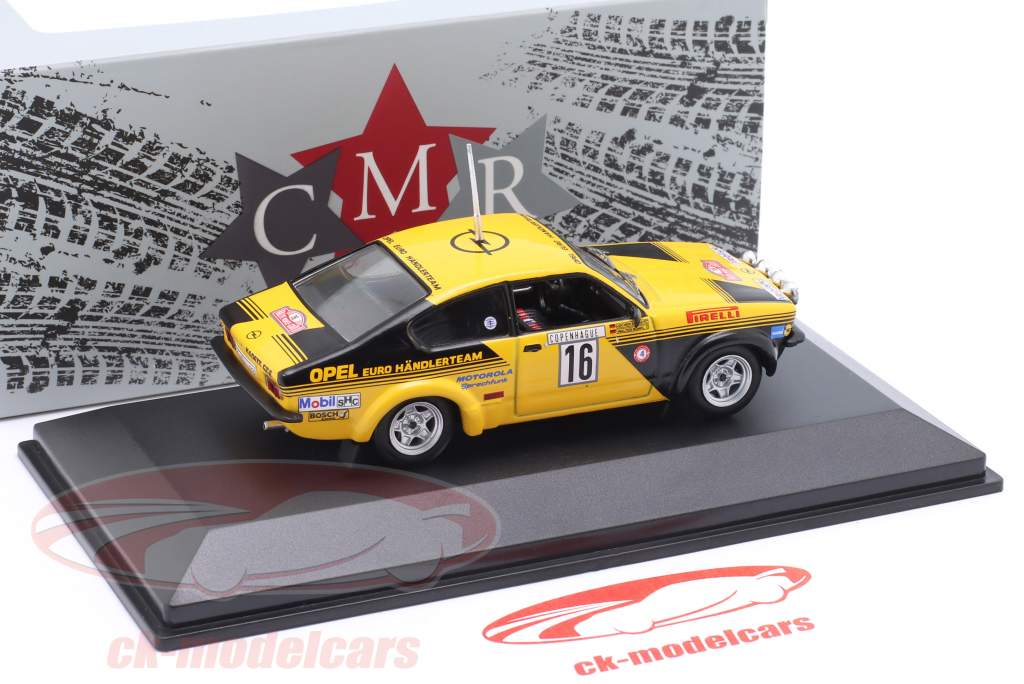 Opel Kadett GT/E #16 4th Rallye Monte Carlo 1976 Röhrl, Berger 1:43 CMR