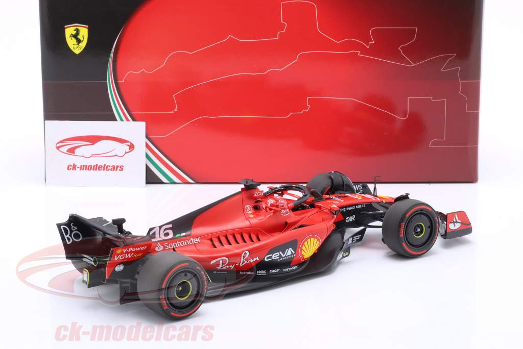 Charles Leclerc Ferrari SF-23 #16 Bahrein GP Fórmula 1 2023 1:18 BBR