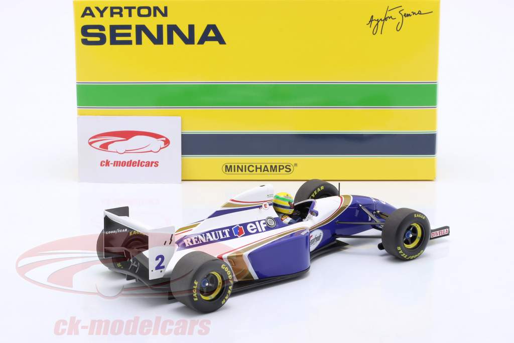 Ayrton Senna Williams FW16 #2 San Marino GP Formula 1 1994 1:18 Minichamps