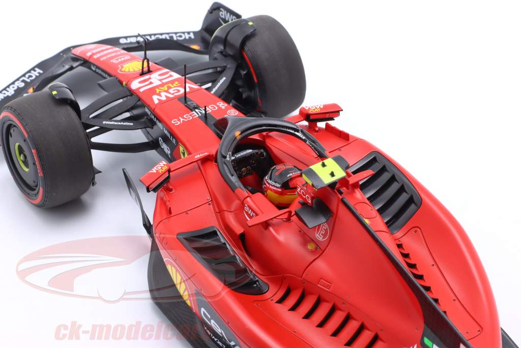 ミニカー　1/18 Ferrari SF-23 Bahrain GP 2023 C. Sainz in poliform [BBR231855] Ferrari F1 SF-23 #55 Carlos Sainz Bahrain GP 2023 BBR 1:18