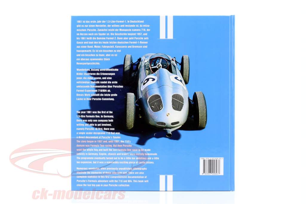 Libro: Porsche 718 & 804  -  Avventura in formula In IL Era da un litro e mezzo