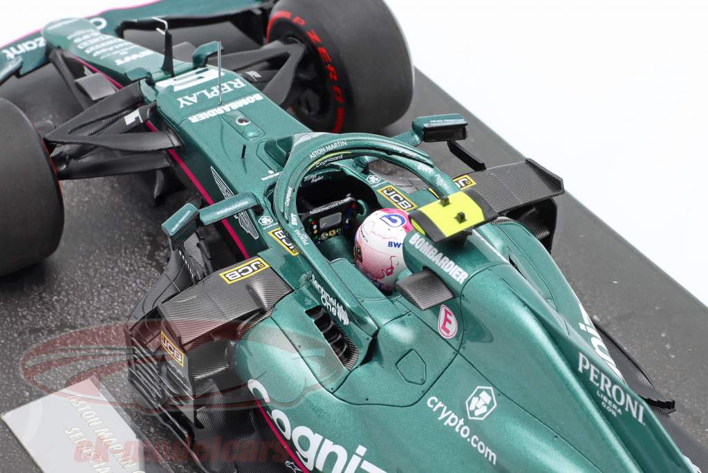S. Vettel Aston Martin AMR21 #5 2nd Azerbaijan GP formula 1 2021 1:18 Minichamps
